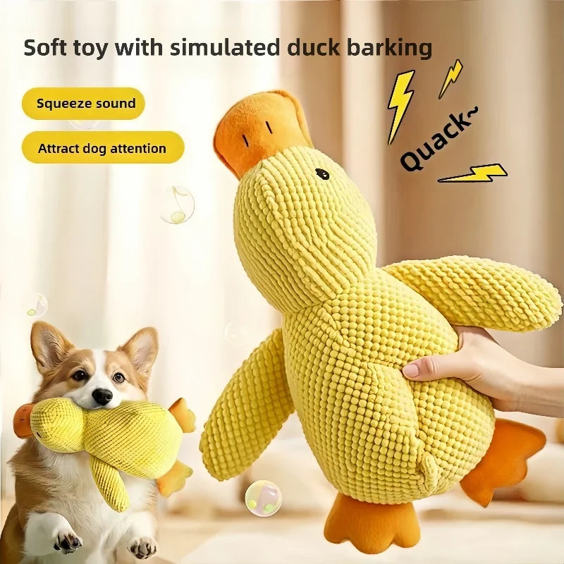 Plush Squeaky Cow Dog Toy for Small & Medium Pets