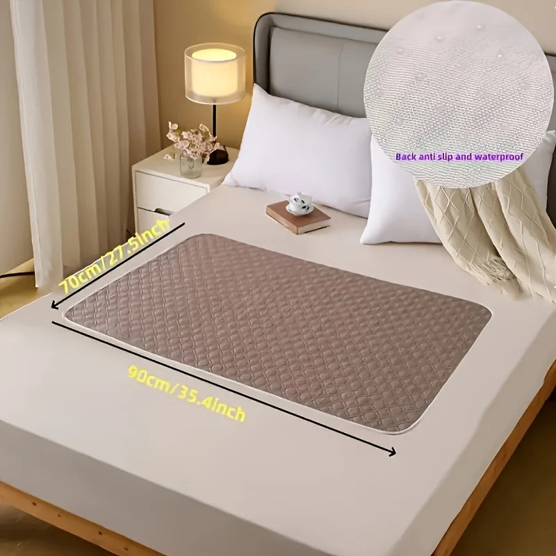 Leak-Proof Washable Incontinence Pad – Non-Slip Bed Mat for Seniors, Pets, Menstruation & Home Use