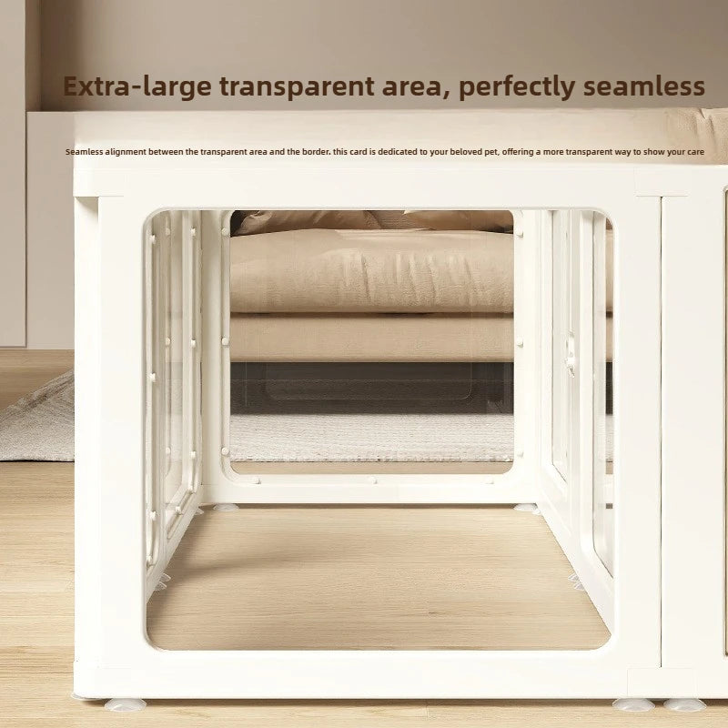Acrylic Dog Playpen – Transparent Safety Fence