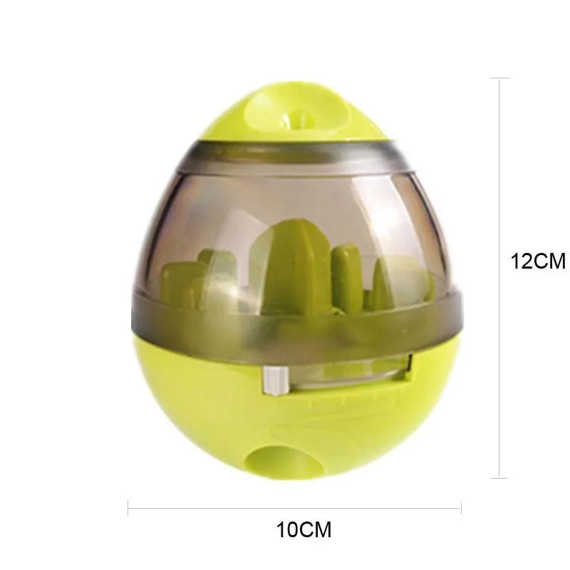 Interactive Dog Treat Dispensing Ball – Slow Feed Puzzle Toy