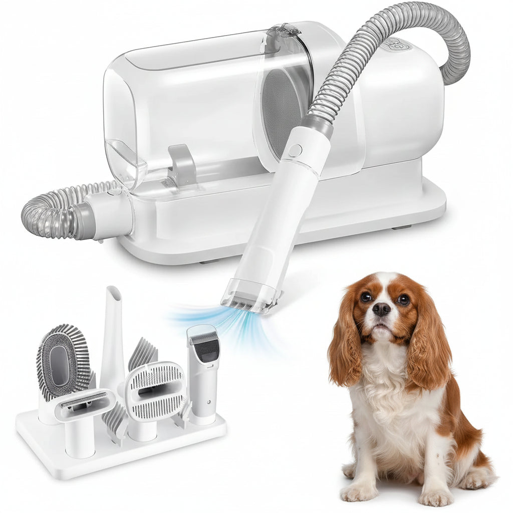 ATUBAN Dog Grooming Vacuum & Pet Grooming Kit with 2.3L Dust Cup