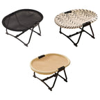 Portable Elevated Dog Bed – Heavy Duty Metal Frame, Foldable with Storage Bag for Indoor Use