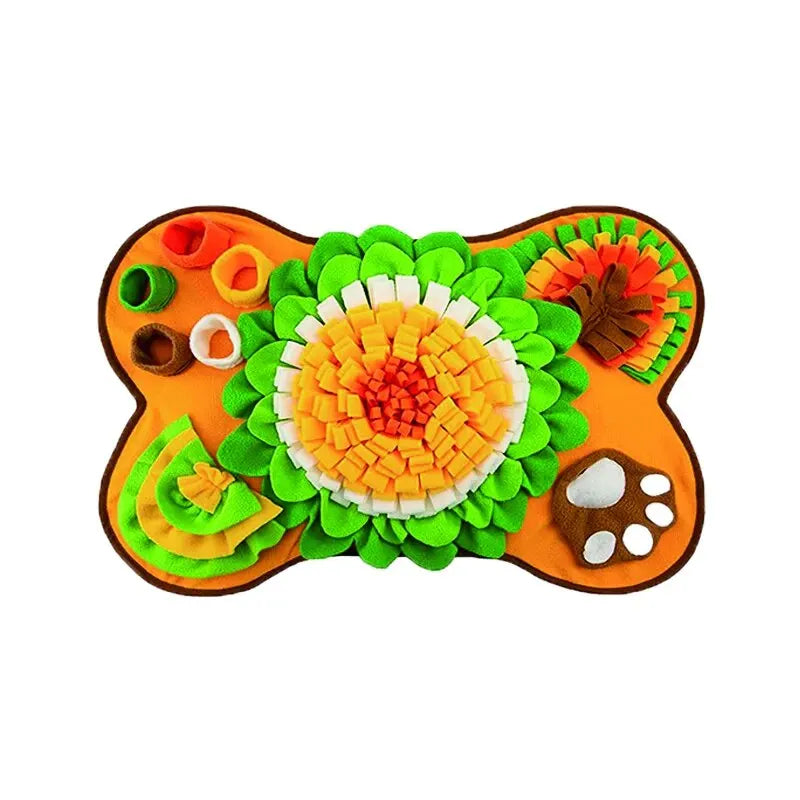 Interactive Dog Snuffle Mat – Foraging Training & Slow Feeding Toy