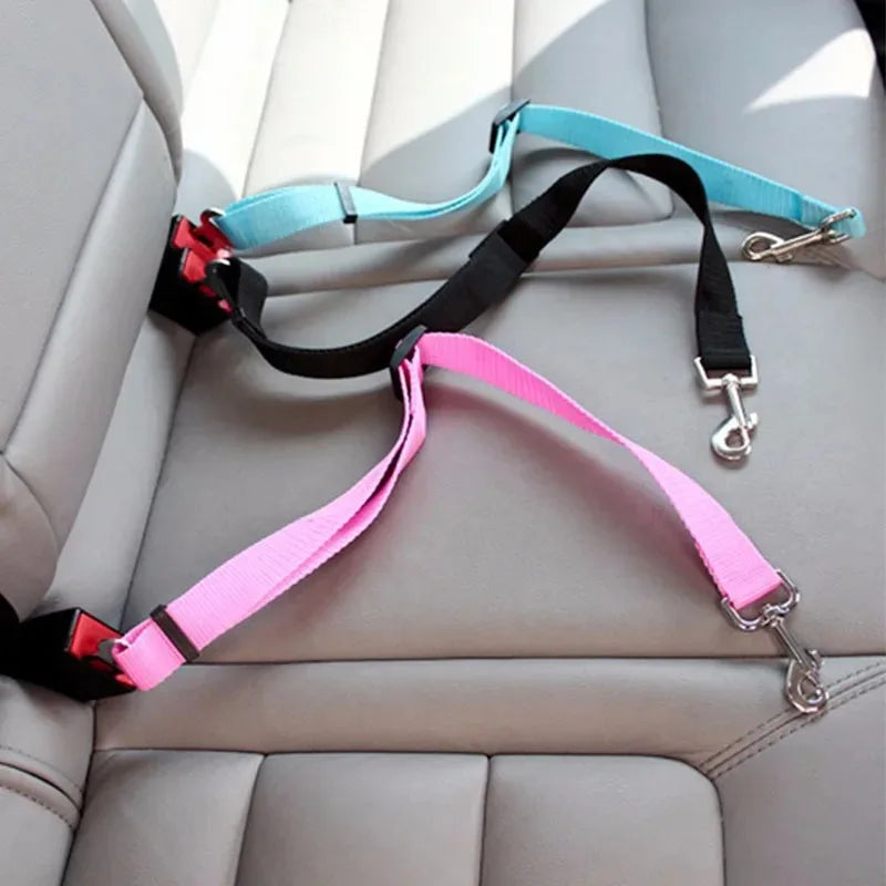 Dog Seat Belt – Adjustable Car Safety Leash