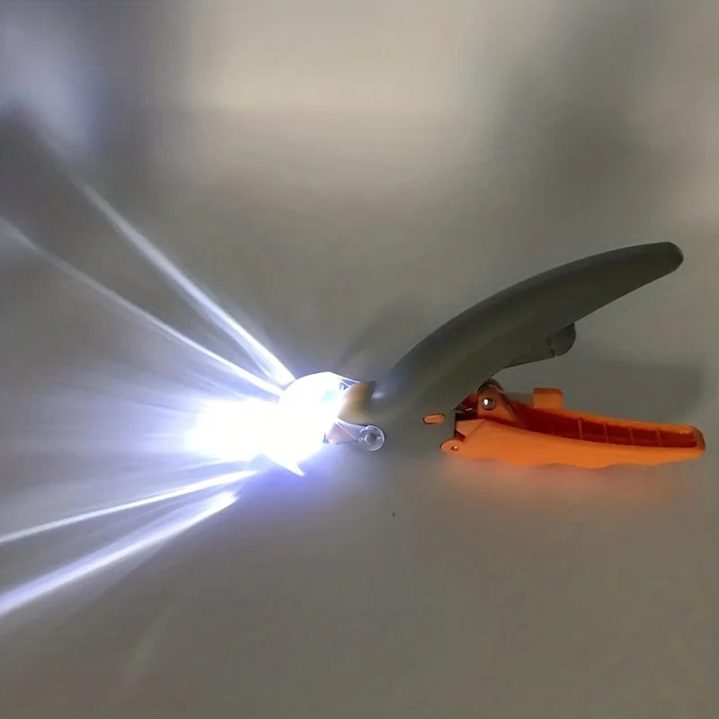 LED Pet Nail Clipper with Safety Light - Stainless Steel Trimmer for Dogs