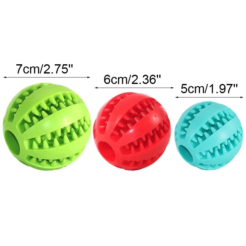 Interactive Rubber Ball – Teeth Cleaning Toy for Dogs