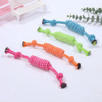 Cotton Rope Ball Toy - Interactive Toothbrush for Dogs of All Sizes
