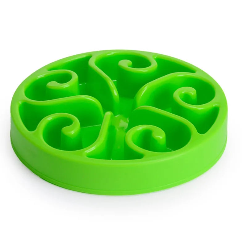 Interactive Slow Feeder Dog Bowl – Anti-Gulping Maze Dish