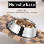 Classic Stainless Steel Dog Bowl – Durable & Rust-Resistant Feeder