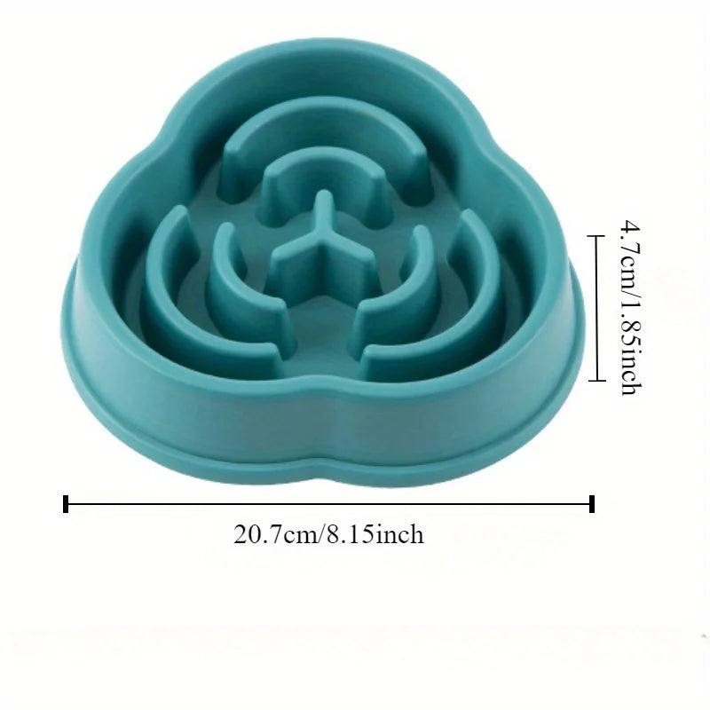 Anti-Choking Slow Feeder Dog Bowl – Non-Slip Anti-Overturn Feeding Dish