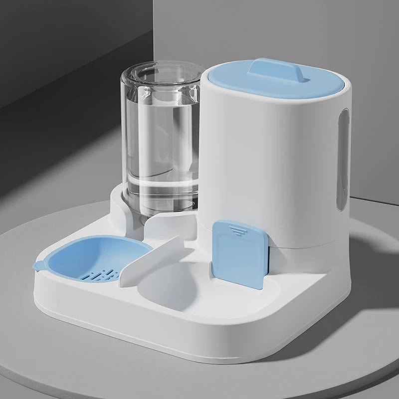 2-in-1 Automatic Dog Feeder & Waterer – Gravity Flow Hydration Station