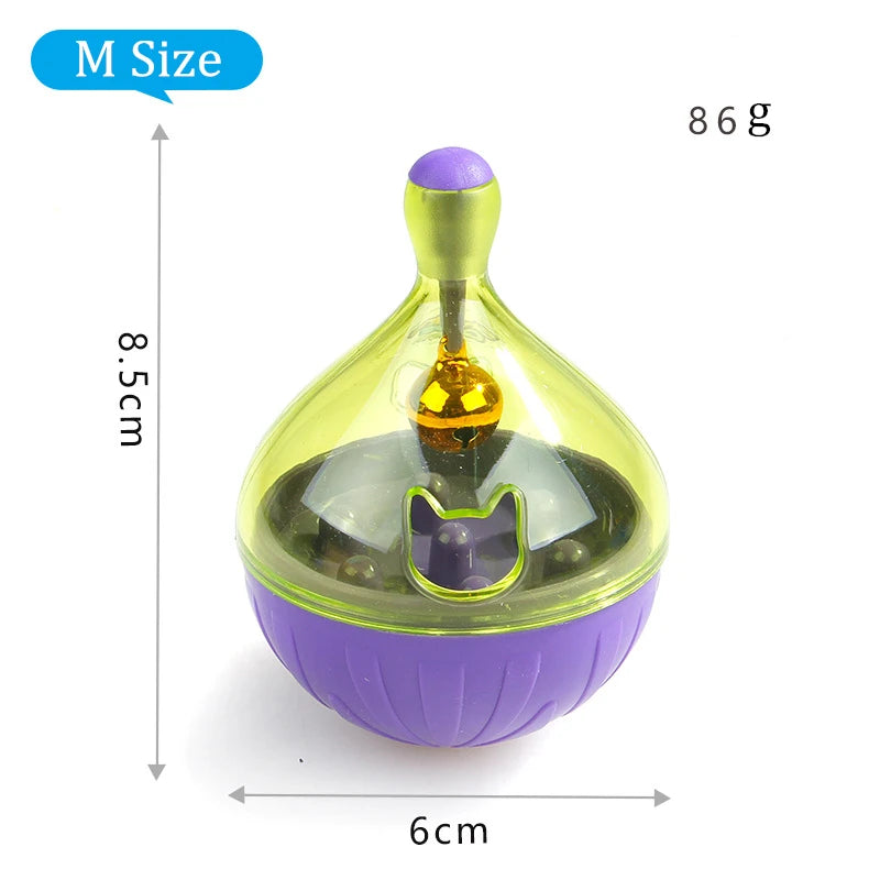Interactive Dog Treat Dispensing Ball – Slow Feed Puzzle Toy