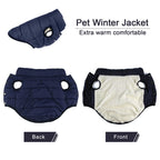 Winter Dog Coat Jacket – Warm Fleece Lined Polyester Vest