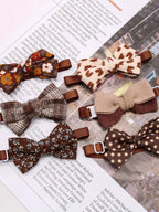 Maillard Dog Bow Tie Nylon – Delicate Polished Pet Bowknot