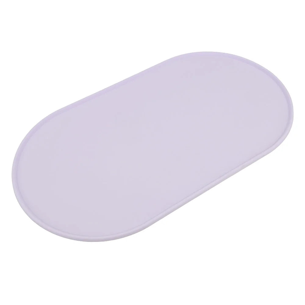 Silicone Dog Bowl Mat – Non-Slip Feeding Pad, S/L Size for Dogs, Easy to Clean