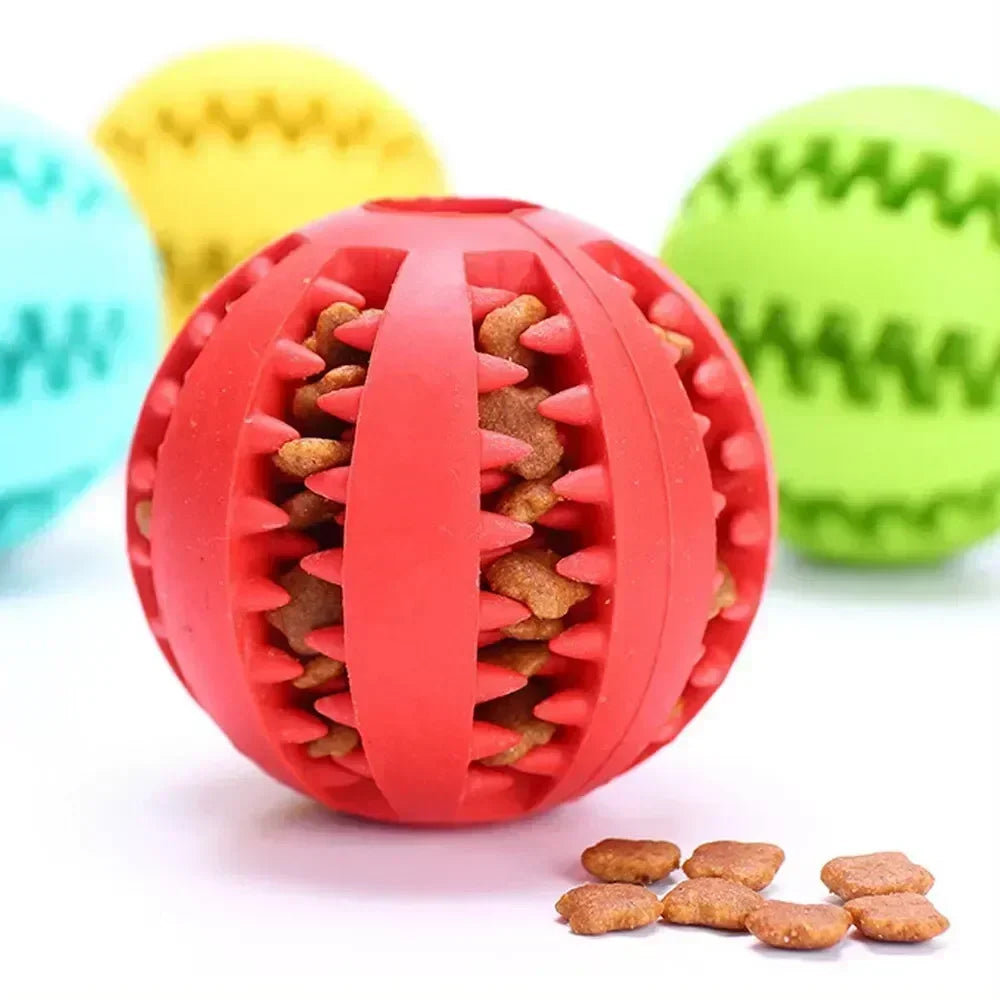 Rubber Chew Ball - Dental Care & Treat Dispensing for Dogs