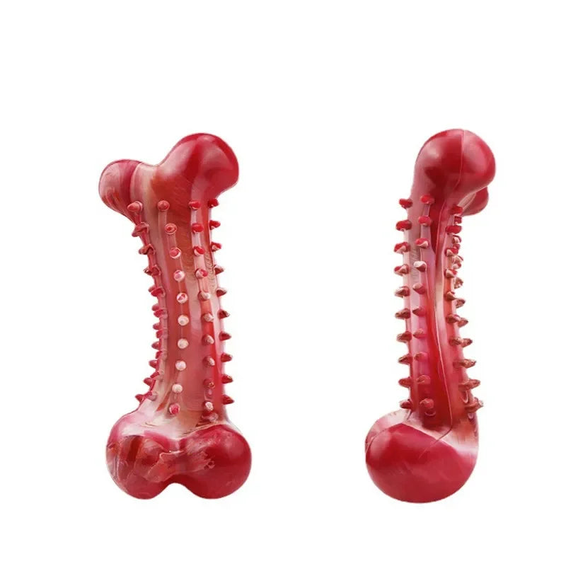 Natural Rubber Bone Dog Chew Toy – Dental Clean