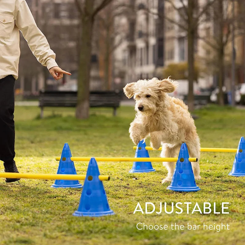 Dog Agility Training Set – Jumping Bar & Obstacle Course Kit