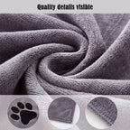 Microfiber Pet Bath Towel for Dogs – Super Soft and Highly Absorbent