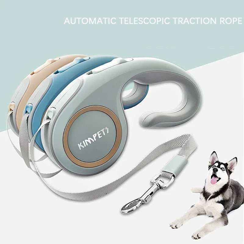 Retractable Dog Leash – 3M/5M Telescopic Lead