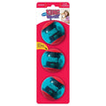 KONG Squeezz Action Balls 3-Pack – Squeaky Fetch Dog Toy Set (M)