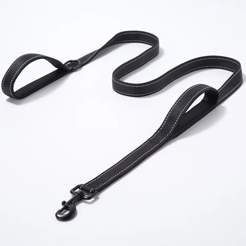 Dog Leash – Dual Handle Reflective Control