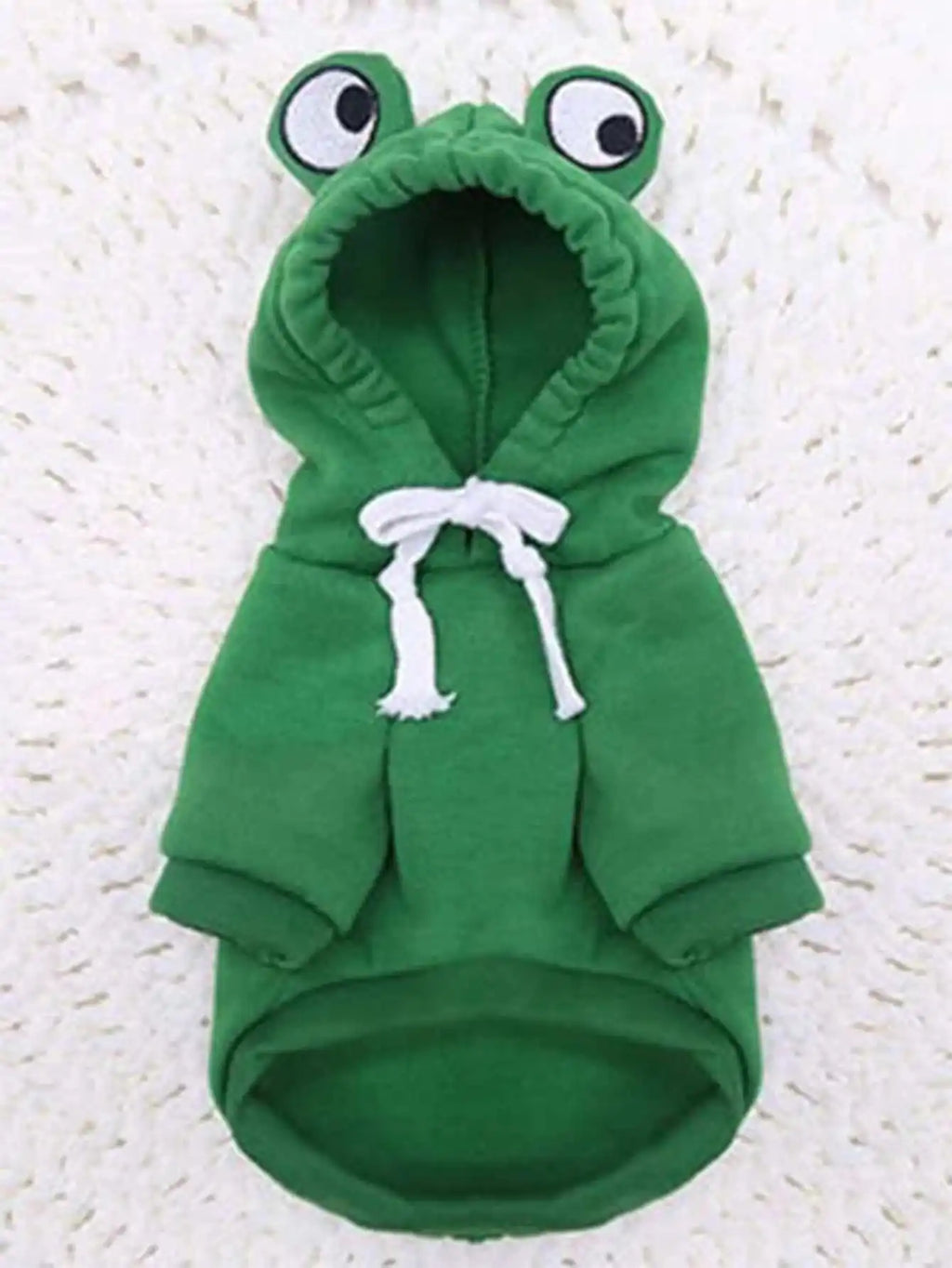 Frog Dog Hoodie Sweater – Green Cozy Pullover for Small Dogs
