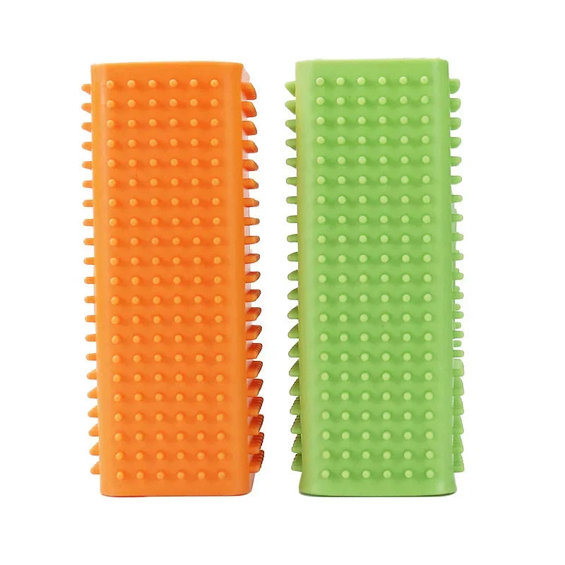 Silicone Rubber Dog Hair Remover Brush for Furniture, Car Seats & Carpets