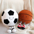 Football & Basketball Plush Dog Toy