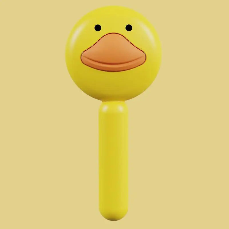 Duck Design Self-Cleaning Dog Brush – Gentle Detangling & Massage Comb