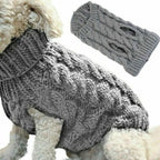 Dog Sweater for Small Breeds – Autumn Knit Fleece Warmwear