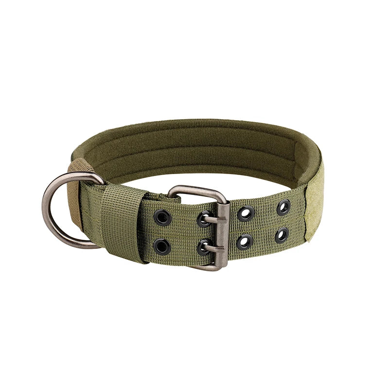 Nylon Tactical Dog Collar – Quick Release Adjustable Fit