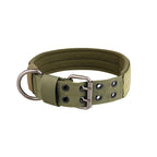 Nylon Tactical Dog Collar – Quick Release Adjustable Fit