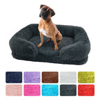 Dog Bed Plush Pet Bed – Thickened Winter Sleeping Pad, Removable Cover for Small & Large Dogs