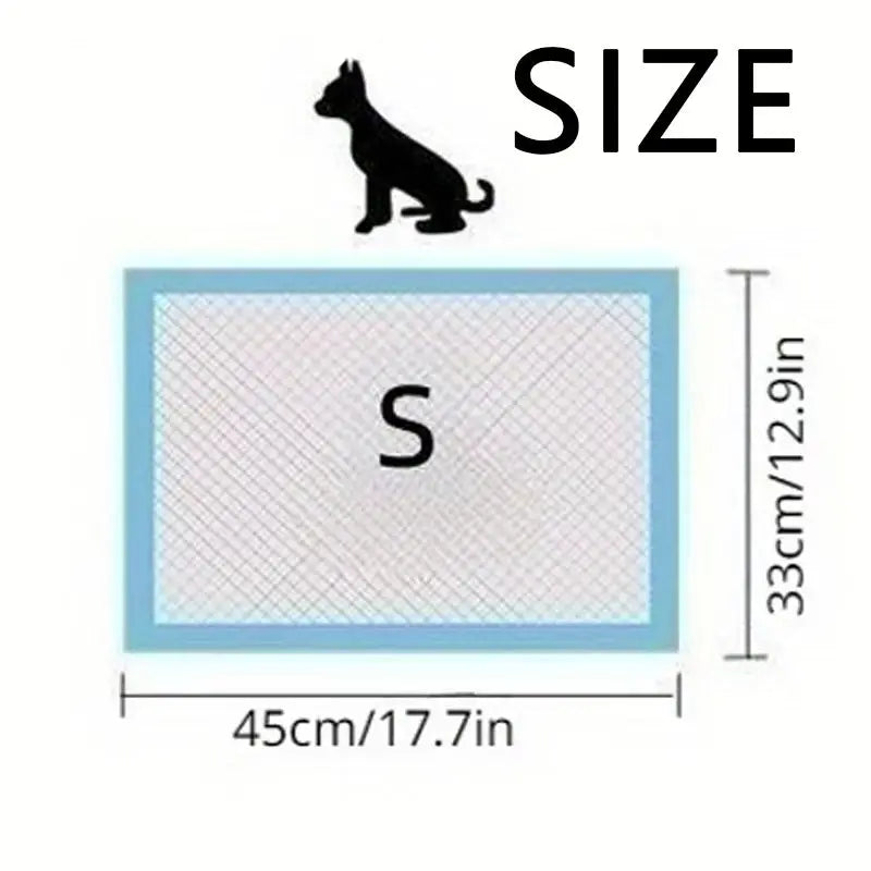 Disposable Dog Diaper Pads – Super Absorbent Quick-Dry Puppy Training Pads (5/10/20PCS)