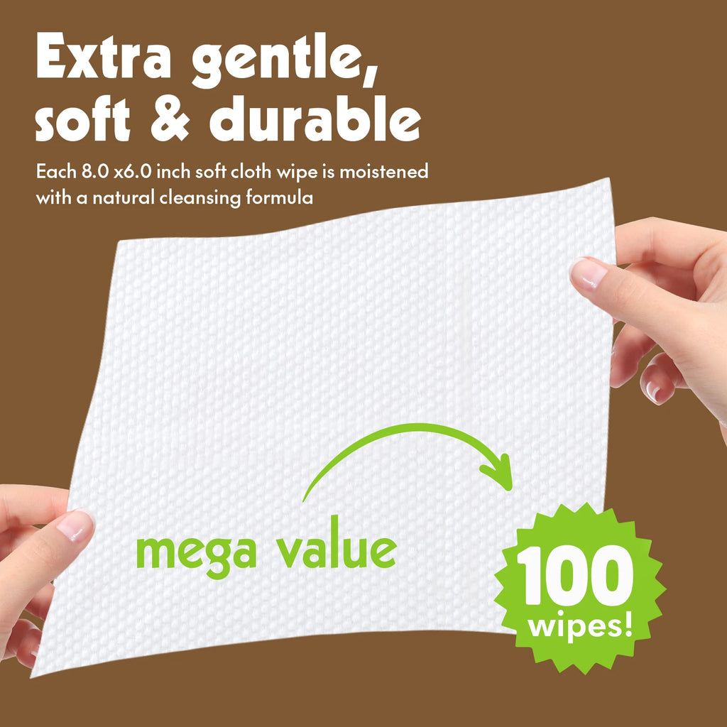 Dog Cleaning Wipes – Gentle Daily Pet Wipes (100pcs)