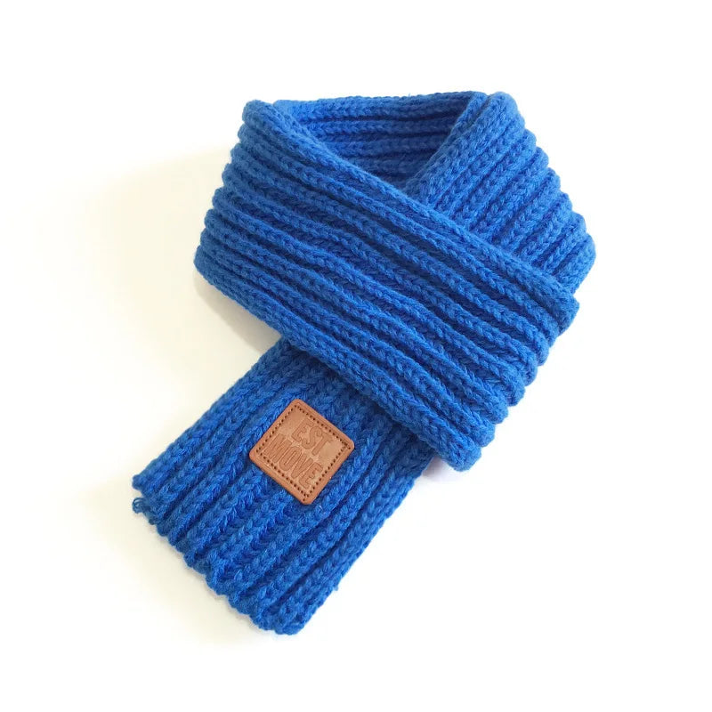 Fashion Pet Knitted Dog Scarf – Holiday Winter Neck Warmer