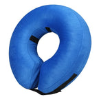 Inflatable Dog Recovery Collar – Soft Protective Cone Blue S- L