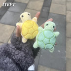 Mini Turtle Plush Chew Toy – Teething Relief for Puppies