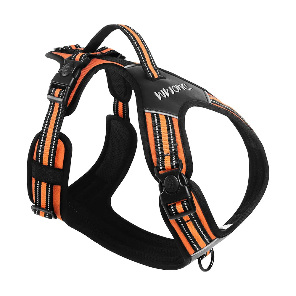 Tactical Dog Harness – No Pull Reflective Vest with Handle