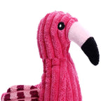 Pink Flamingo Plush Rope Dog Toy for All Sizes