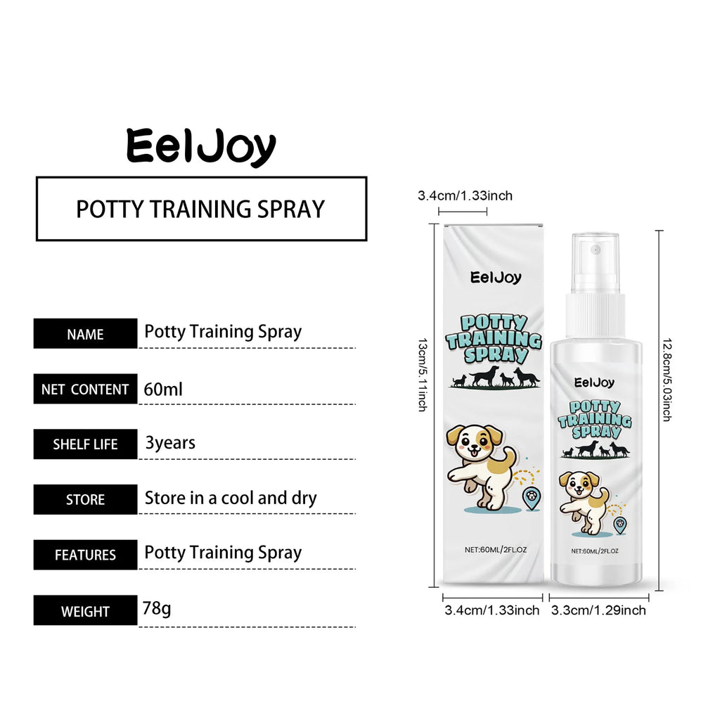 Dog Potty Training Spray & Attractant – Natural Puppy Housebreaking Aid