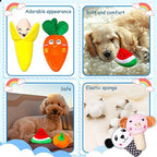 Dog Squeaky Plush Toys 50-Pack – Soft Toys for Small & Medium Dogs