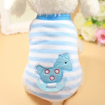 Kajipetcn Winter Fleece Dog Coat – Warm Jacket for Small & Medium Dogs