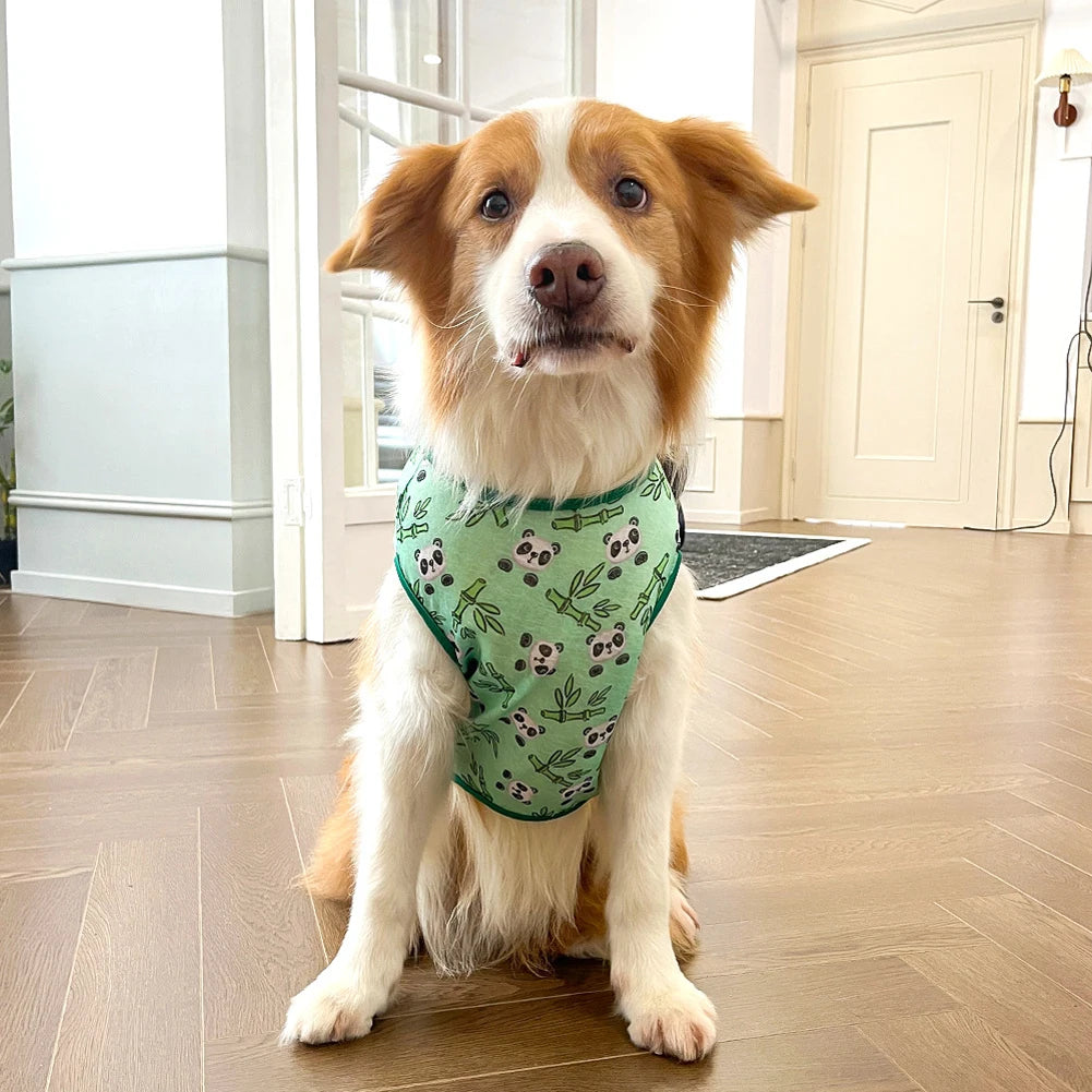 Breathable Dog Vest for Medium Large Dogs – Soft Multicolor Shirt