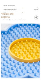 Interactive Sunflower Dog Lick Mat – Silicone Anxiety Relief Pad