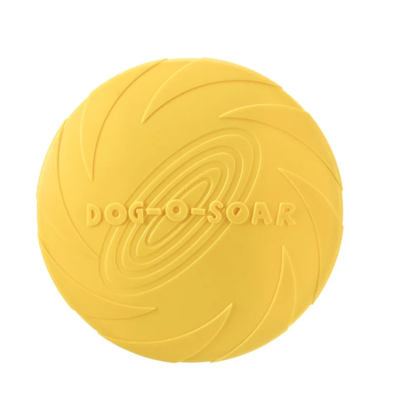 Silicone Flying Disc – Chew-Resistant Training Toy for Dogs, Durable Fetch Disc