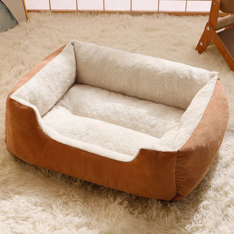 Plush Dog Bed – Comfortable and Breathable Cushion for Small to Large Dogs