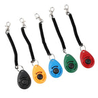 2-in-1 Dog Training Clicker & Whistle – Pet Behavior Training Tool with Keyring