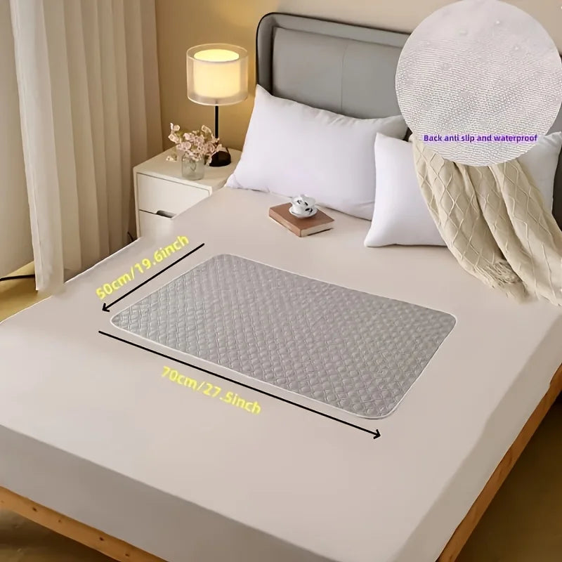 Leak-Proof Washable Incontinence Pad – Non-Slip Bed Mat for Seniors, Pets, Menstruation & Home Use